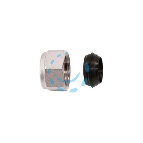 RACCORDO A COMPRESSIONE PER TUBO RAME ART.595 - 1/2"x12 - pressione massima d'esercizio 10 bar