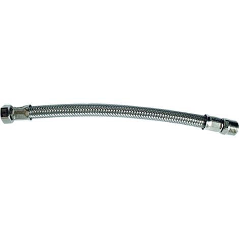 Flessibile in acciaio m3/8' f1/2' cm 40 per idraulica
