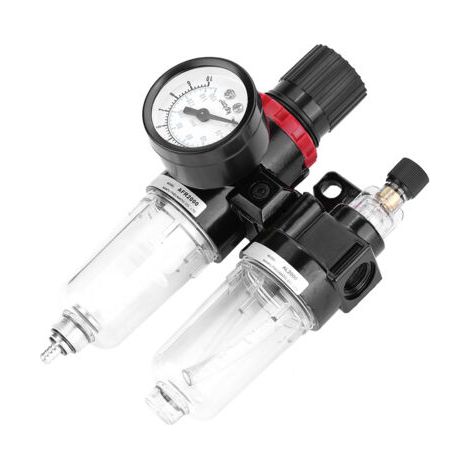 BUNTHAUS Filtre à air comprimé Compresseur Régulateur pneumatique Lubrificateur Séparateur Eau-Huile Séparateur Eau-Huile pour séparateur Huile-Eau (1/5)