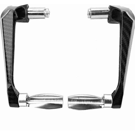 7/8 Zoll Universal-Lenkerbremsschutz aus Aluminiumlegierung für Motorräder (Silber)
