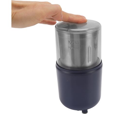 Moulin à café électrique en acier inoxydable, 200 watts, accessoires de broyage amovibles, pour le pressage, convient à la cuisine, à la maison et au bureau, 250 volts, prise européenne (1/5)