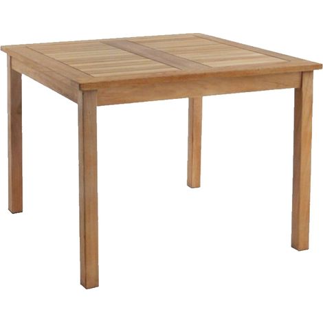 Tavolo da giardino quadrato in teak KARRA