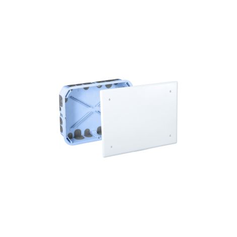 Eur Ohm – Boîte de dérivation placo étanche à l'air 250x190x50 – Bourrelets anti-déchirure – Norme NF EN 60 670 – Couvercle traité anti-UV