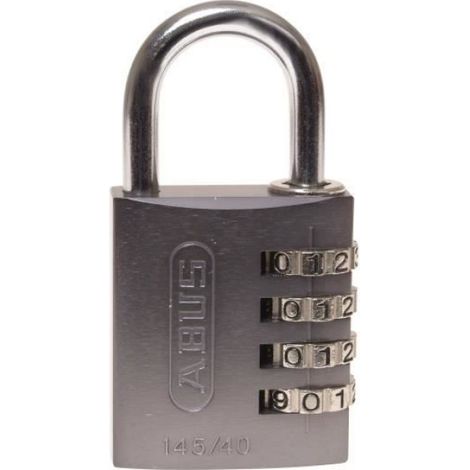 ABUS 145/40 40mm Combinaison aluminium Padlock titane 49551 ABU14540TIT