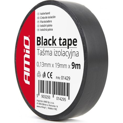 Ruban isolant en PVC noir Scotch AMIO-01429
