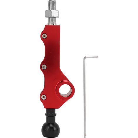 Schalthebel aus Aluminium mit Innensechskantschlüssel, Ersatzteil für Subaru WRX 2008–2013, rot (1/5)