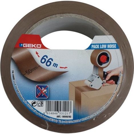 Stillklebeband Verpackung - 50 mm x 66 m - Havannabraun