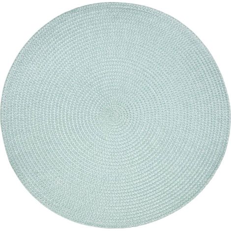 Set de table Tresse vert céladon D38xH0,1cm - Atmosphera créateur d'intérieur (1/2)