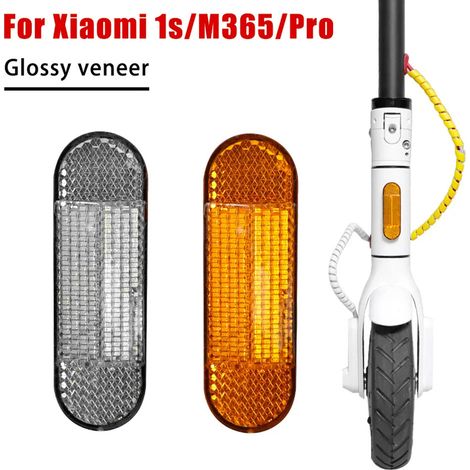 Suitable for front and rear night signal decorative stickers for Xiaomi M365 PRO/1S/MAX G30 electric scooters (1/4)