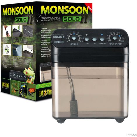 Exo Terra Monsoon Solo II Sistema de Nebulización Compacto