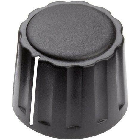 Tête de bouton rotatif Mentor 4332.6001 avec pointeur noir (Ø x H) 20 mm x 15 mm 1 pc(s) (1/3)