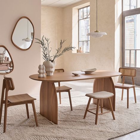 Table ovale en teck massif 6/8 pers. (1/5)