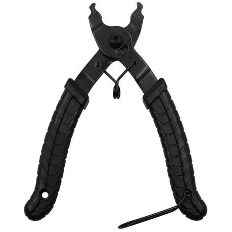 Outil de démontage de chaîne de vélo, noir, 167 x 63 mm, 1 pièce, pince à dégagement rapide, coupe-chaîne, pince à boucle magique (1/5)