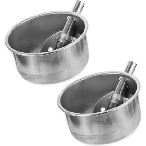2pièces Abreuvoirs Pour Bétail Mangeoires Automatiques Rondes Pour Porcs Bols Eau Pour Cochons Distributeurs Eau Pour Animaux (1/5)