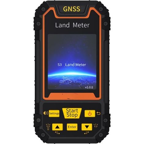 Équipement D'arpentage GPS Portatif, Compteur de Superficie Terrestre S3 avec 4 Modes de Mesure, écran Couleur de 2,4 Pouces, Outil D'arpentage de Récepteur GPS GNSS