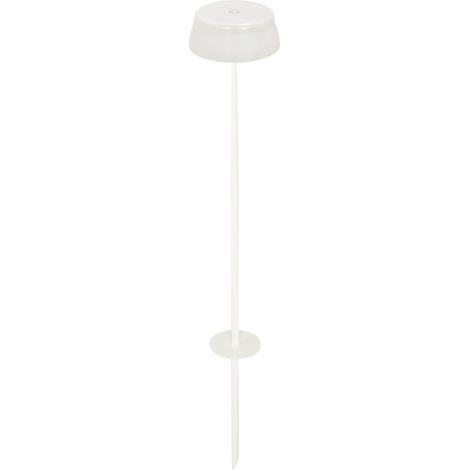 Zafferano SISTER LIGHT Picchetto Wi-fi Lampada da terra smart Bianco Perlato ricaricabile e dimmerabile (1/4)