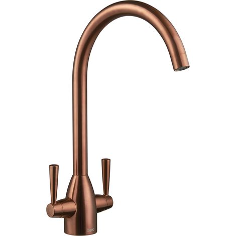 Deva Carlow Kitchen Sink Mixer Tap - Copper