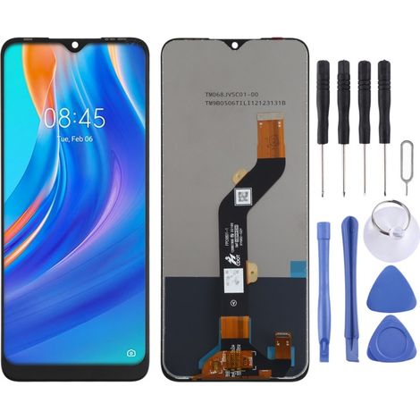 Compatible avec l'ensemble tactile LCD TFT Tecno Spark 7P KF7j