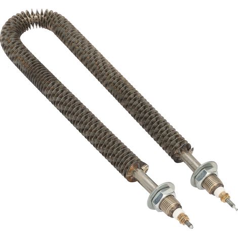 Tube chauffant électrique rainuré en forme de U avec ailettes en acier inoxydable, 220 V, 1 kW (1/5)