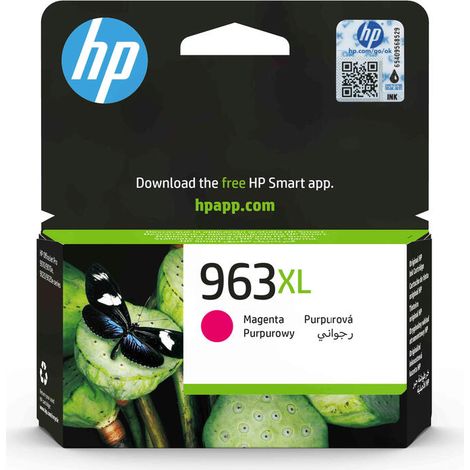 HP 963XL High Yield Magenta Original Ink Cartridge cartucho de tinta 1 pieza(s) Alto rendimiento (XL) (1/2)