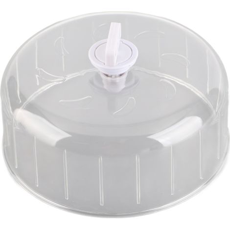 Roue d'exercice transparente et silencieuse de 17 cm pour hamsters, gerbilles, souris et autres petits animaux de compagnie. (1/5)