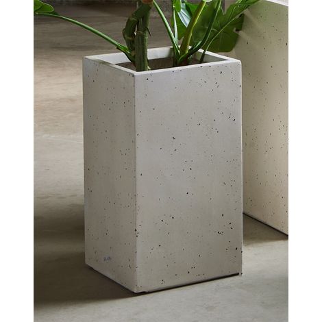 Jardinière imitation terrazzo, 43 cm, 24 cm de large x 43 cm de haut (1/3)