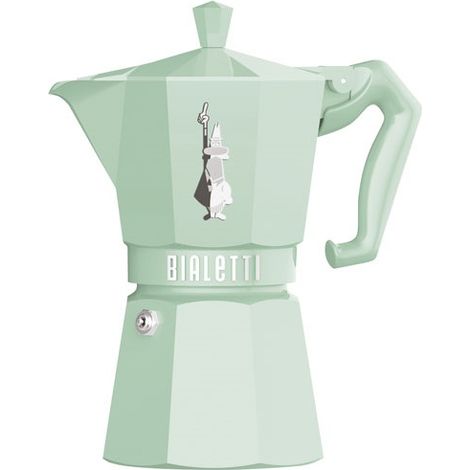 Italienische kaffeemaschine, 6 tassen, pastellgrün - Bialetti - 0009058