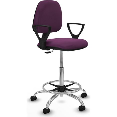Sedia da Ufficio Piqueras y Crespo BFN05RF Viola Alta (1/5)