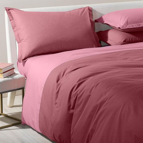 Parure de lit 4 pièces en 100% coton Housse Couette Douce et Elégante, Lavable et Facile d’Entretien Housse de Couette 200x200 et Autres Tailles (1/5)