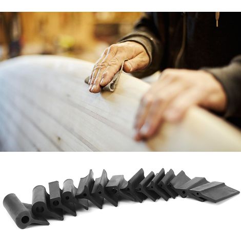 Ensemble de 14 pièces comprenant des blocs de ponçage, un tapis de ponçage en caoutchouc, des tampons de polissage flexibles et des outils pour le travail du bois. (1/5)