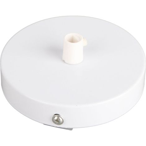 Suspension globe en métal blanc, style industriel vintage, idéale pour décorer un café, une chambre ou un bar.