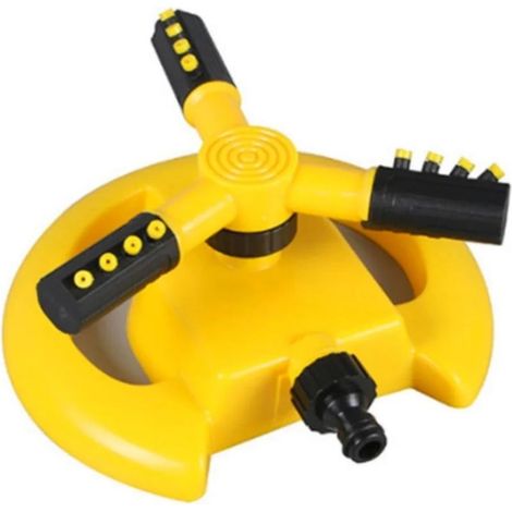 1x Arroseur de pelouse rotatif à 360° – Outil de jardinage et d'arrosage – Buse économe en eau avec raccord rapide (1/2)