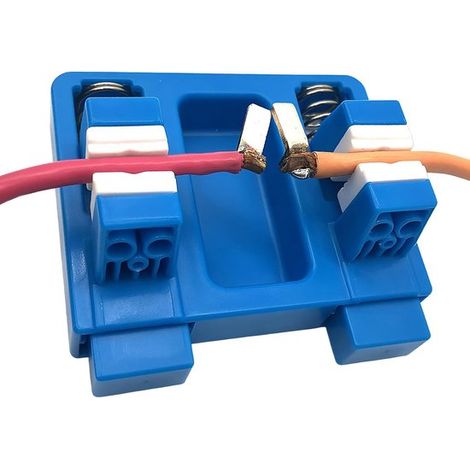Pinza de sujeción para soldadura - Trabajo de precisión - Pinza resistente al calor - 7,1 x 7,4 x 3,3 cm - Negra (1/5)