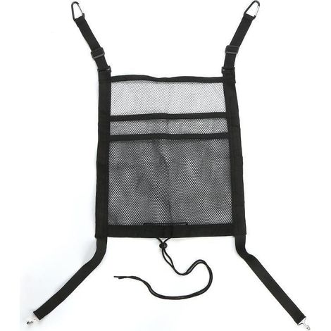 CCYKXA Auto-Rücksitznetz 35x40cm, Aufbewahrungsnetz für Auto-Vordersitze, höhenverstellbares Gepäcknetz zwischen den Vordersitzen des Autos, für Autos, Wohnmobile (1/5)