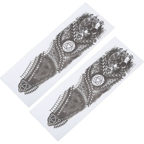 Lot de 2 Autocollants Motard Crâne Tête de Mort, Décorations Moto Universelles, Stickers de Personnalisation pour Casque et Carénage, Papier Vinyle Résistant (1/5)