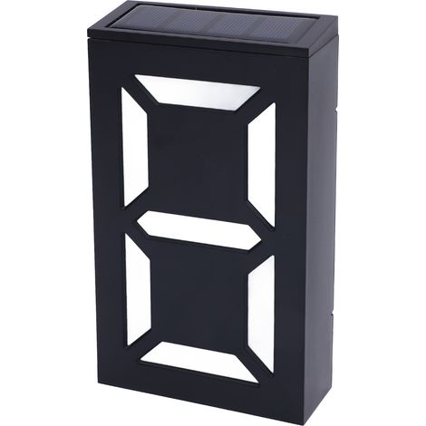 Numéro de maison lumineux solaire à LED 5050RGBW à changement de couleur IP55 (1/5)