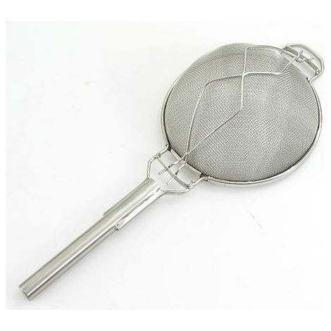 ILSA ILS300130 Colabrodo Rinforzato in Acciaio Inox con Doppia Rete 30 cm colore Acciaio