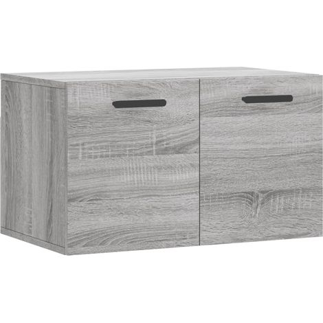 Maison Exclusive - Armario de pared madera de ingeniería gris Son (1/5)