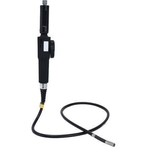Endoscope de 8,5 mm (0,3 pouce) de diamètre, avec 8 LED et une rotation bidirectionnelle à 180°, caméra d'inspection pour espaces restreints. (1/5)