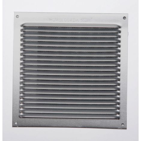 Grille Sans Bord Aluminium 0.6 Couleur Naturelle 170x170mm (1/3)