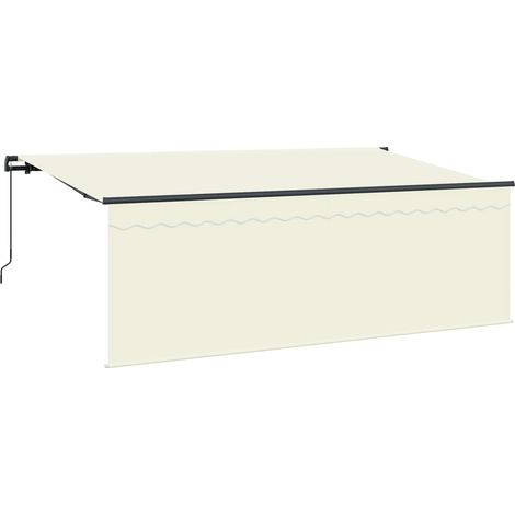 Maison Exclusive - Tenda Retrattile Crema 350 x 200 cm Poliestere e Alluminio