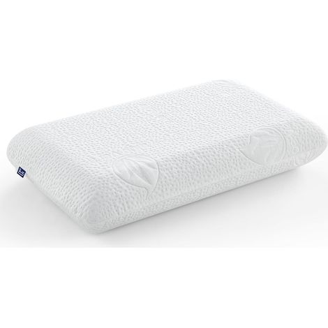 Coussin Memory Foam Cervical 70 cm - Coussins pour lit et dormir, tissu en Aloe Vera - 40 x 70 x 10 cm (1/5)