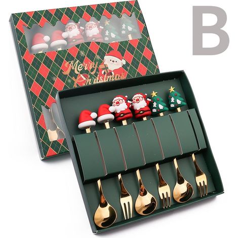 Cuillère À Café Bonhomme De Neige - En Acier Inoxydable - Décoration De Noël - Lot De Couverts Café - 1 Pièce (1/5)