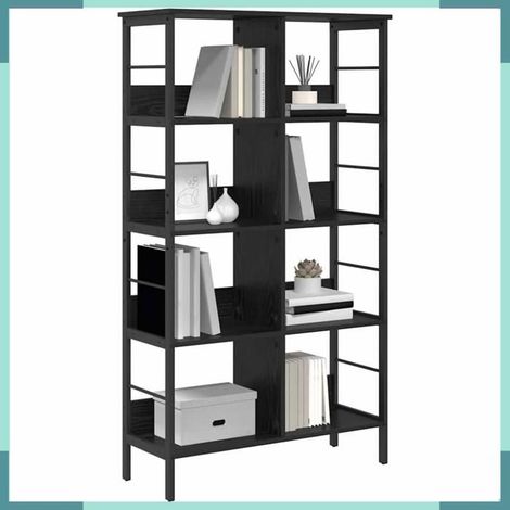 Étagère - 883982 - Chêne noir - Bois d'ingénierie - 82 x 32 x 144,5 cm (1/5)
