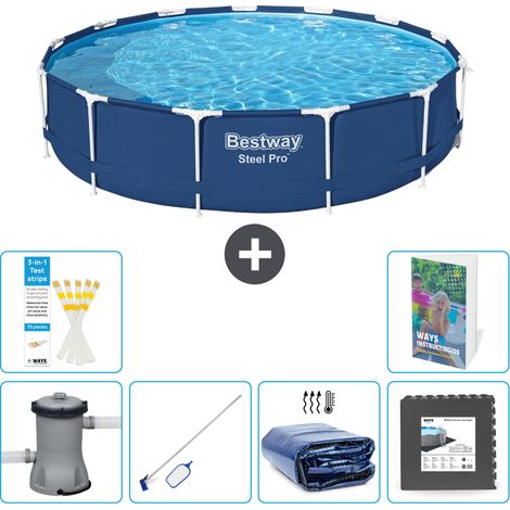 Bestway Steel Pro Rund - 396x84 cm - 7-teilig S217
