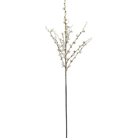 Planta rama de cerezo decorativa artificial blanco 26x26x130h cm (1/5)
