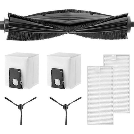 Repuestos para aspiradora robot Eureka J20: cepillo lateral principal, filtros HEPA y filtro de polvo. (1/4)
