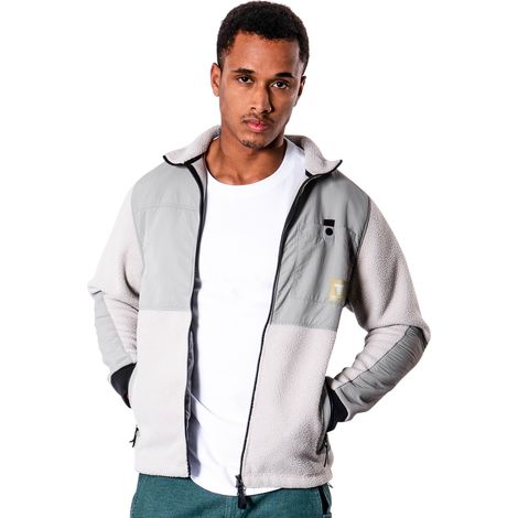 STIER Sherpa Fleece M Ice Grey