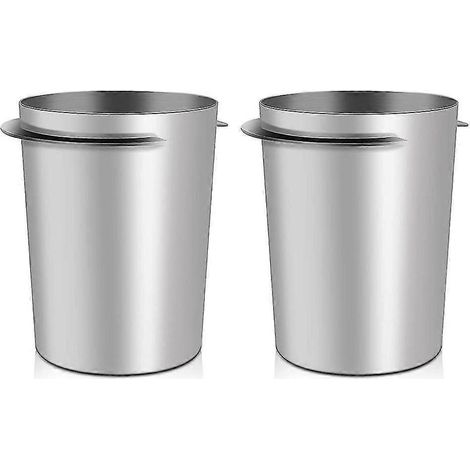 Kaffeefilterhalter mit Dosierbecher, Edelstahl-Dosierbecher, 2 Stück, 58 mm Kaffeefilterhalter (1/5)