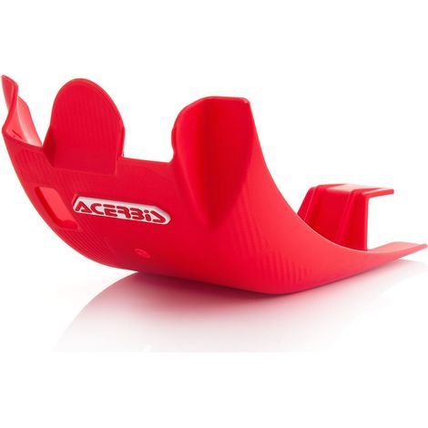 Plaque de protection moteur ACERBIS pour Honda CRF 450 R / RX '17-'20, style enduro, rouge (1/3)